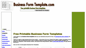 What Businessformtemplate.com website looked like in 2021 (2 years ago)