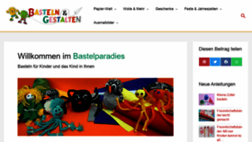 What Basteln-gestalten.de website looked like in 2021 (2 years ago)