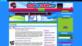 What Blablaland.com website looked like in 2021 (2 years ago)