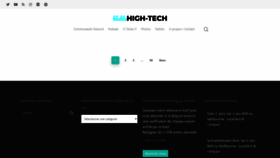 What Blablahightech.fr website looked like in 2021 (2 years ago)