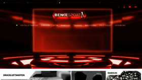 What Benke-sport.de website looked like in 2021 (2 years ago)