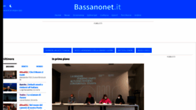 What Bassanonet.it website looked like in 2021 (3 years ago)