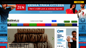 What Babinet.cz website looked like in 2021 (3 years ago)