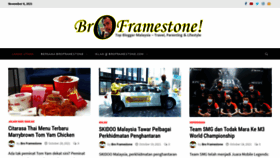 What Broframestone.com website looked like in 2021 (2 years ago)