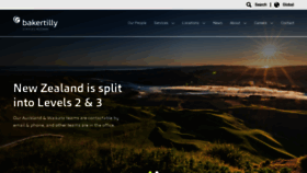 What Bakertillysr.nz website looked like in 2021 (4 years ago)