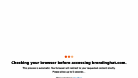 What Brendinghat.com website looked like in 2021 (2 years ago)