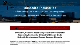 What Basaniteindustries.com website looked like in 2021 (3 years ago)
