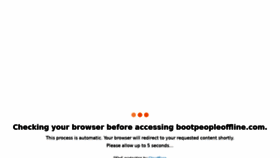 What Bootpeopleoffline.com website looked like in 2021 (2 years ago)