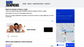 What Bauruempregos.com.br website looked like in 2021 (2 years ago)