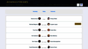 What Boxingstreams.to website looked like in 2021 (3 years ago)