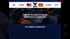 What Barcelonaprofessionalsoccer.com website looked like in 2021 (2 years ago)