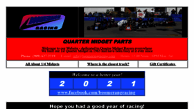 What Boomerangracing.com website looked like in 2021 (3 years ago)