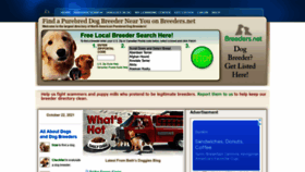 What Breeders.net website looked like in 2021 (2 years ago)
