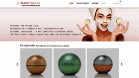 What Beautyangeles.net website looked like in 2021 (2 years ago)