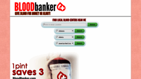What Bloodbanker.com website looked like in 2021 (2 years ago)
