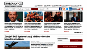 What Borovan.cz website looked like in 2021 (2 years ago)