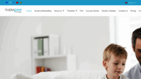 What Bedwettingtherapy.com website looked like in 2021 (2 years ago)