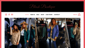 What Blushboutiques.co.uk website looked like in 2021 (2 years ago)