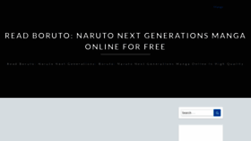 What Boruto-naruto.online website looked like in 2021 (2 years ago)