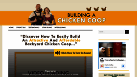 What Buildingachickencoop.com website looked like in 2021 (2 years ago)