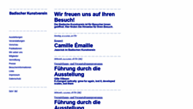 What Badischer-kunstverein.de website looked like in 2021 (2 years ago)