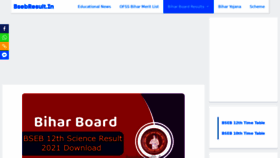 What Biharboardresultsnet.in website looked like in 2021 (2 years ago)