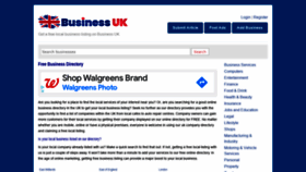 What Businessuk.directory website looked like in 2021 (2 years ago)