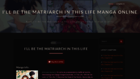 What Bethematriarchinthislife.com website looked like in 2021 (2 years ago)