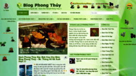 What Blogphongthuy.com website looked like in 2021 (2 years ago)