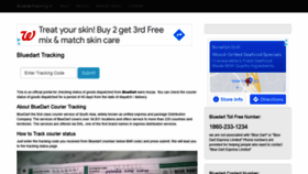 What Bluedarttracking.in website looked like in 2021 (2 years ago)