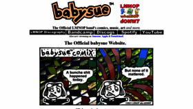 What Babysue.com website looked like in 2021 (2 years ago)