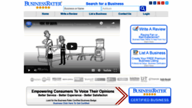 What Businessrater.com website looked like in 2021 (2 years ago)