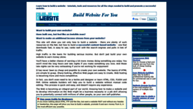 What Buildwebsite4u.com website looked like in 2021 (2 years ago)