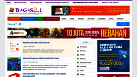 What Bagas31.info website looked like in 2021 (2 years ago)