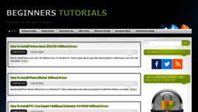 What Beginners-tutorials.info website looked like in 2021 (2 years ago)