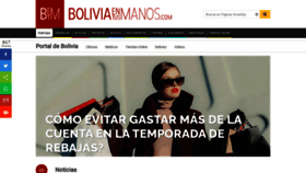 What Boliviaentusmanos.com website looked like in 2021 (2 years ago)