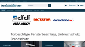 What Baubeschlag.net website looked like in 2021 (2 years ago)