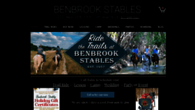 What Benbrookstables.com website looked like in 2021 (2 years ago)
