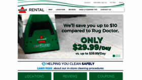 What Bissellrental.com website looked like in 2021 (2 years ago)