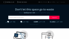 What Betbaron.net website looked like in 2021 (2 years ago)