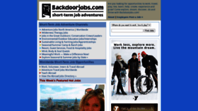 What Backdoorjobs.com website looked like in 2021 (2 years ago)