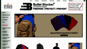 What Bulletblocker.com website looked like in 2021 (2 years ago)