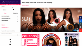What Beautyshoppers.com website looked like in 2021 (2 years ago)