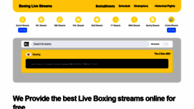 What Boxingstreams.cc website looked like in 2021 (3 years ago)