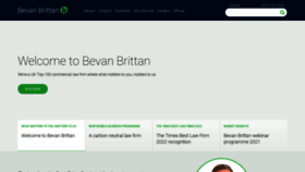 What Bevanbrittan.com website looked like in 2021 (2 years ago)
