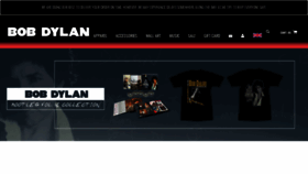 What Bobdylanstore.com website looked like in 2021 (2 years ago)