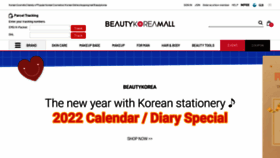 What Beautykoreamall.com website looked like in 2021 (2 years ago)