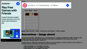 What Buscaminas.eu website looked like in 2021 (3 years ago)