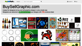 What Buysellgraphic.com website looked like in 2021 (2 years ago)