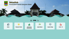 What Bekasikab.go.id website looked like in 2021 (2 years ago)